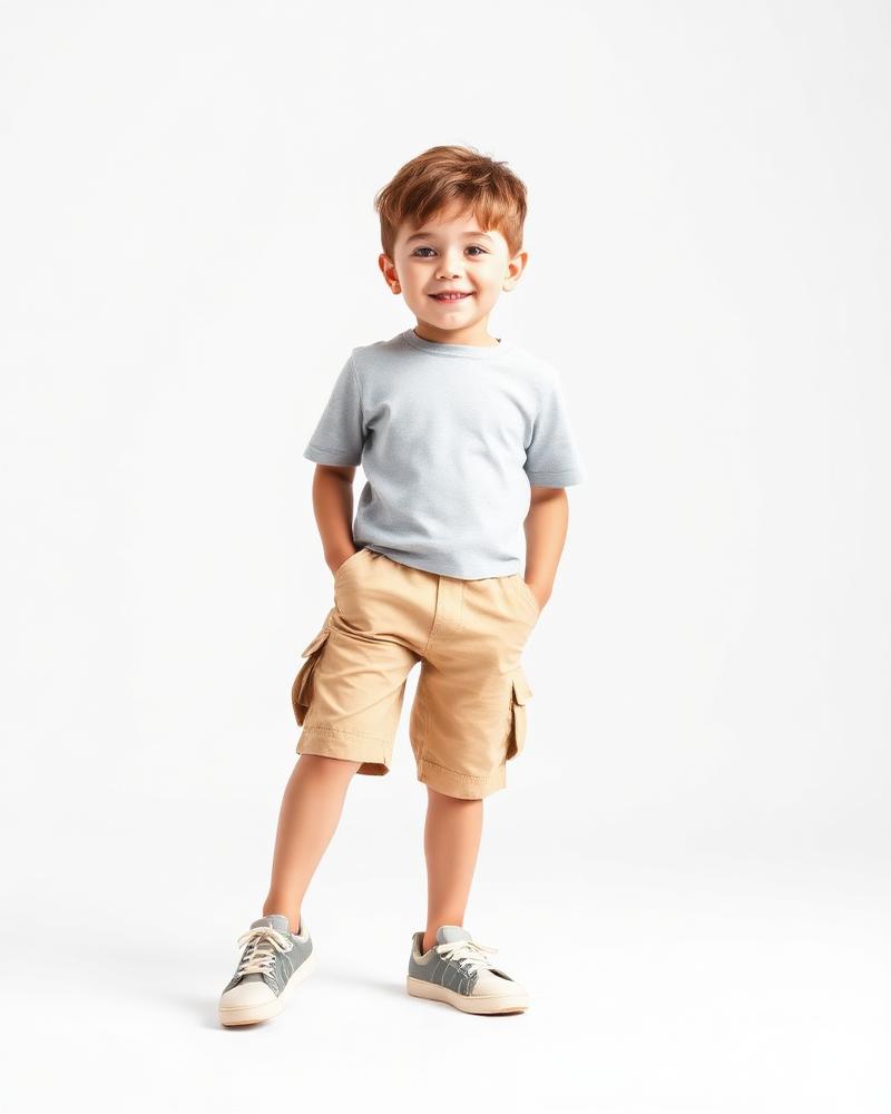 Boys Khaki Shorts