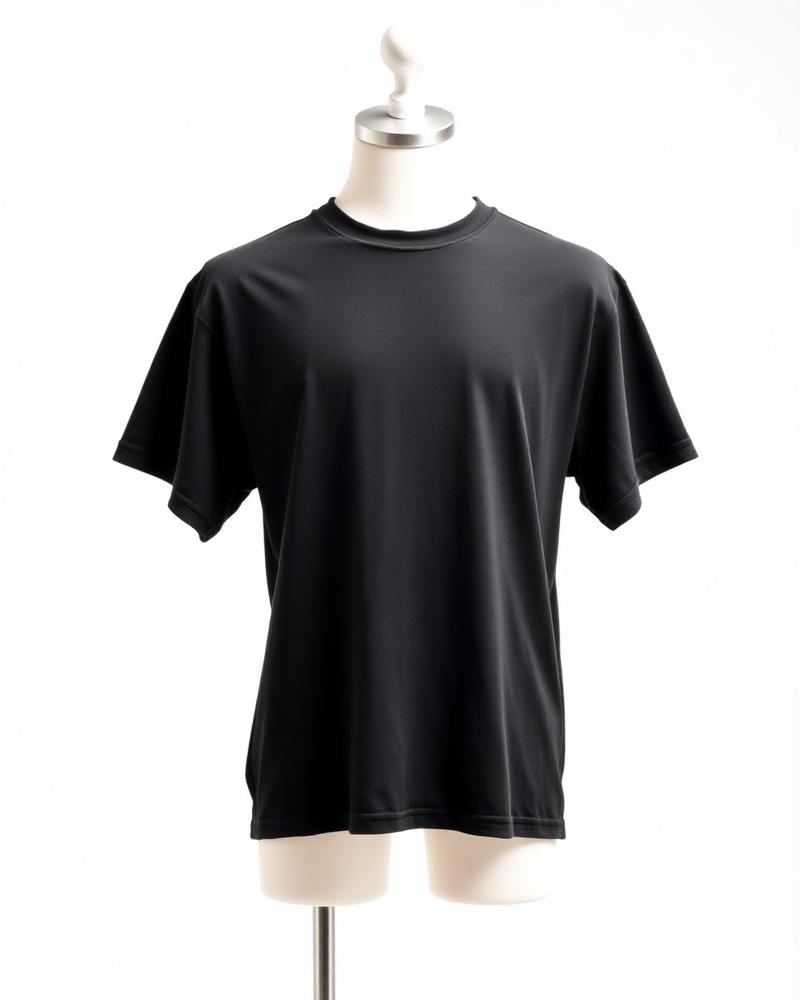 Men Black Oversized T-Shirt