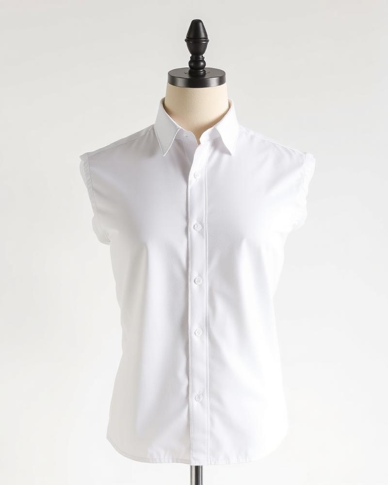 Men White Formal Shirt