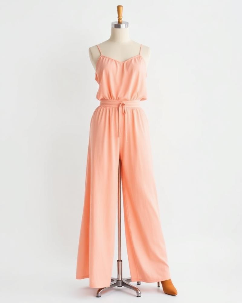 Women Peach Palazzo